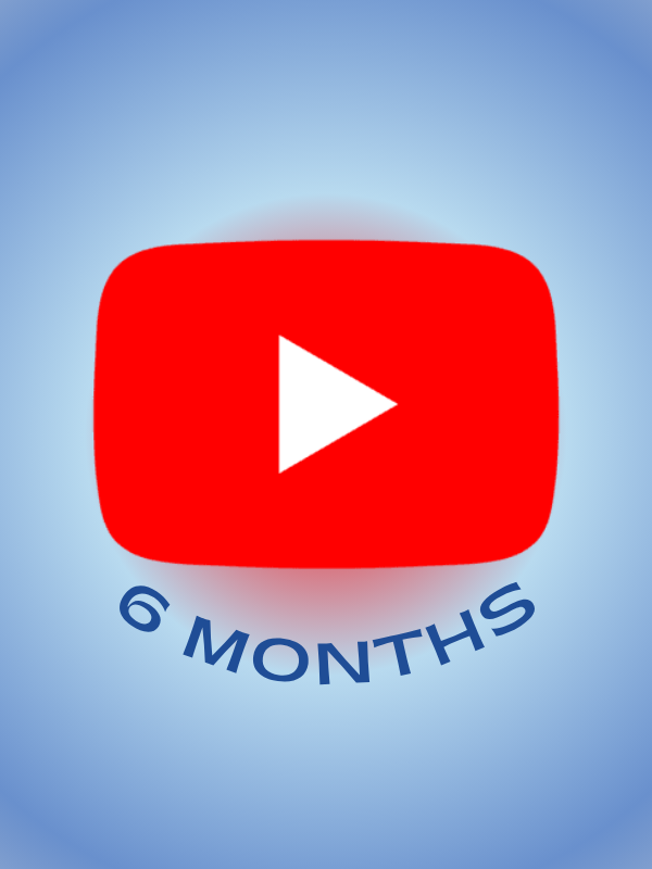 YouTube Premium 6 Months Subscription  (Global)